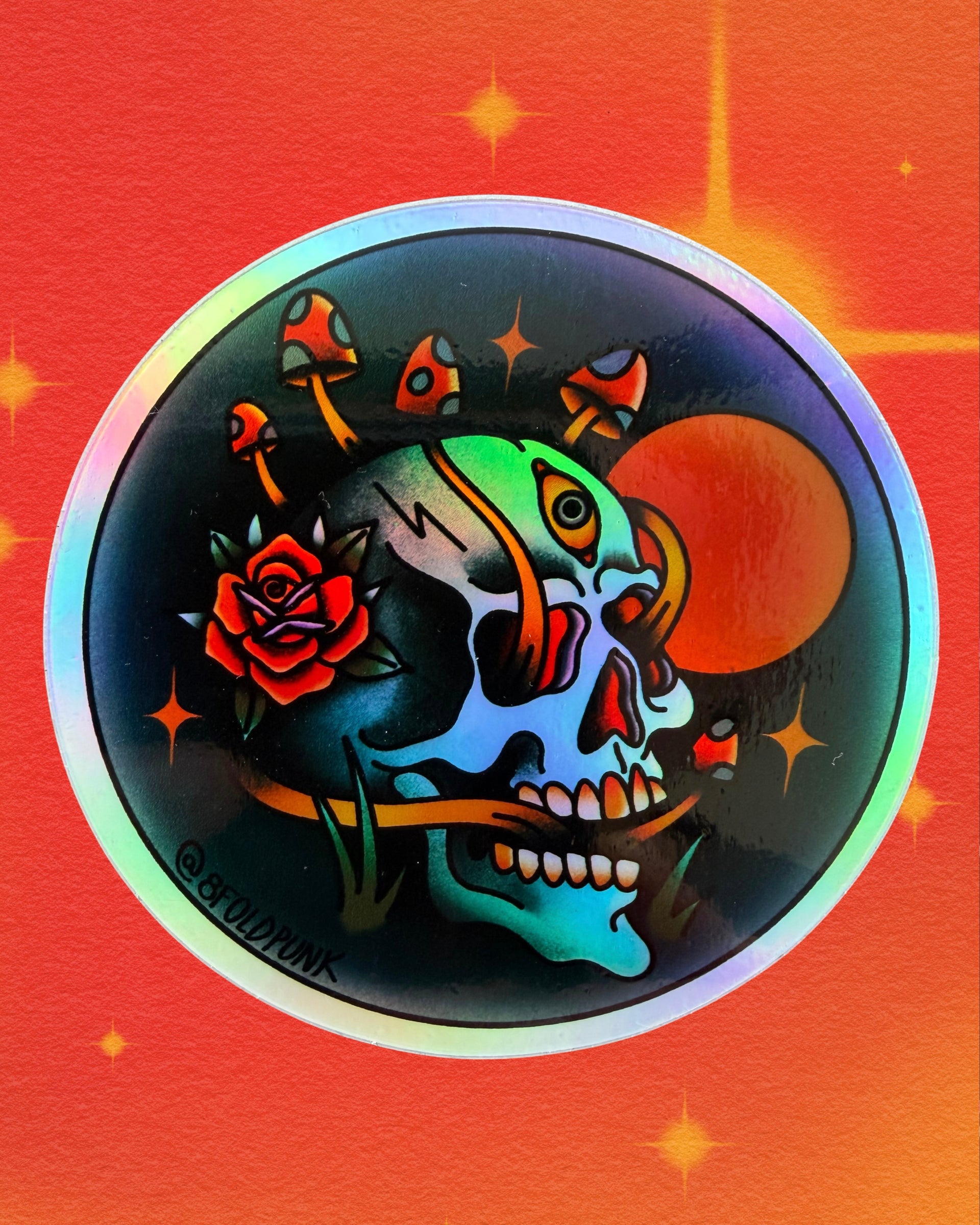 Shroom Head Sticker