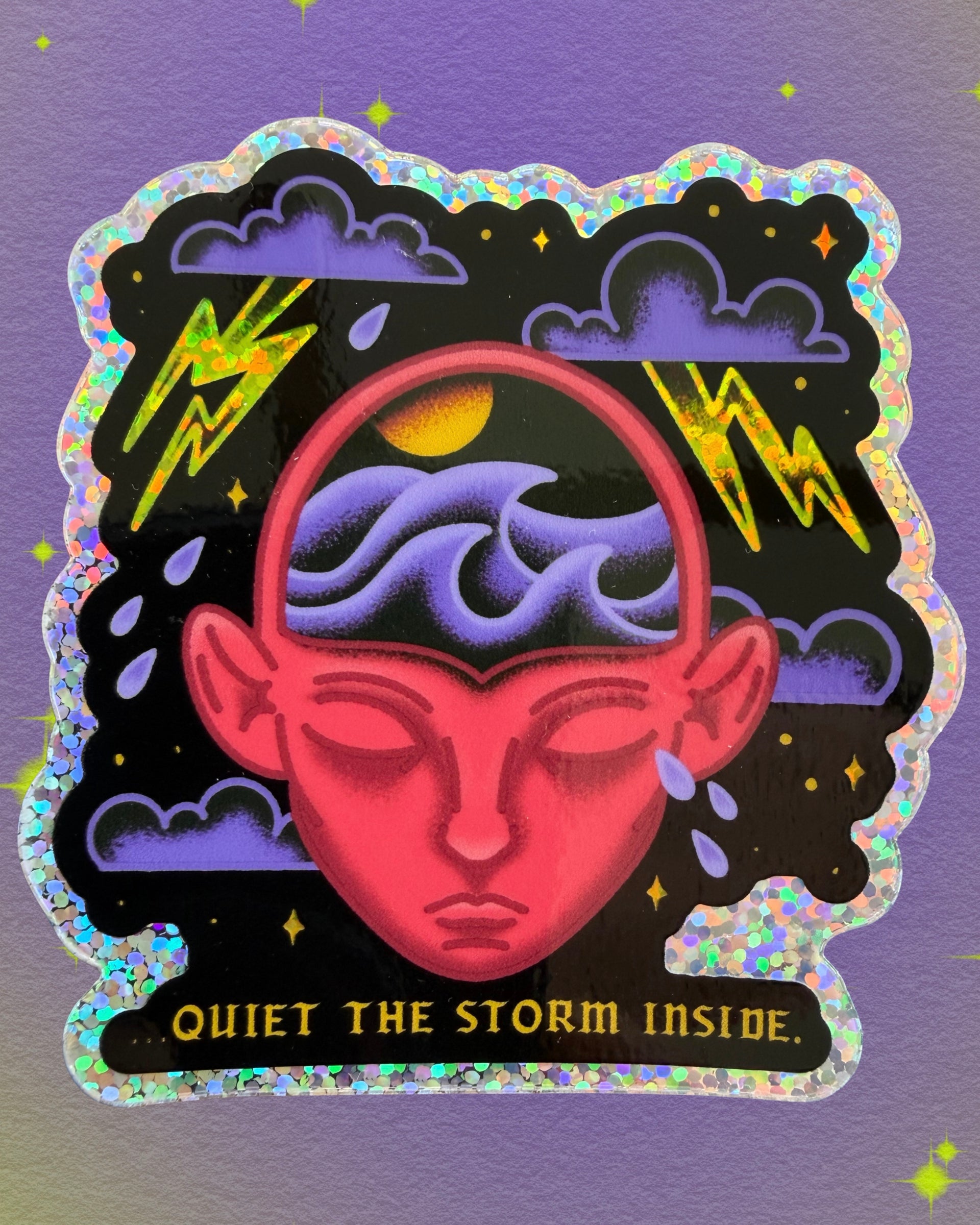 Quiet the Storm Sticker